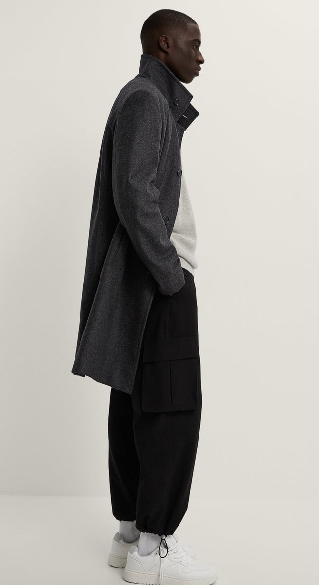 ZARA COAT WITH WRAPAROUND COLLAR Brand Ministry