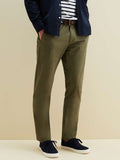 PIOMBO
Olive Green Solid colour cotton trousers