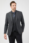 Jeff Banks Plain Charcoal Waistcoat