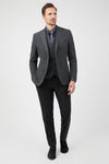 Jeff Banks Plain Charcoal Waistcoat