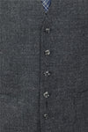 Jeff Banks Plain Charcoal Waistcoat