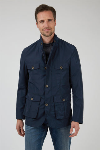 JEFF BANKS
Navy Safari Jacket