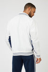 JEFF BANKS
Jersey Striped Bomber Jacket