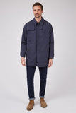 HAMMOND AND CO
Plain Mac Coat Navy