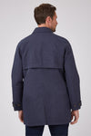 HAMMOND AND CO
Plain Mac Coat Navy