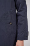 HAMMOND AND CO
Plain Mac Coat Navy