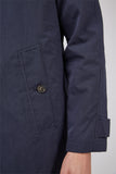 HAMMOND AND CO
Plain Mac Coat Navy