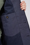HAMMOND AND CO
Plain Mac Coat Navy
