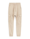 Celio Slim Fit Stretch Cotton Cargo Pants - Beige