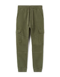 Celio Slim Fit Stretch Cotton Cargo Pants - Khaki