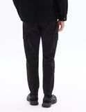Celio Black Slim Fit Stretch Cotton Cargo Pants