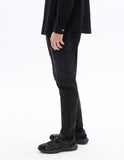 Celio Black Slim Fit Stretch Cotton Cargo Pants