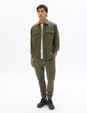 Celio Slim Fit Stretch Cotton Cargo Pants - Khaki