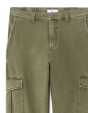 Celio Straight Fit Cargo Pants - Khaki