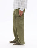 Celio Straight Fit Cargo Pants - Khaki