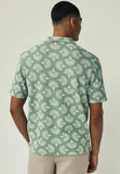 Scott ellis- Polo shirt - green white