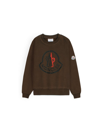 Kids Batch Sweatshirt – Brown