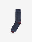 Neutral/Navy Pattern Smart Socks 5 Pack