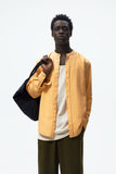 ZARA TEXTURED LINEN - COTTON SHIRT