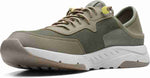CLARKS Davis Low Olive Combi Running Shoe (Green)