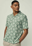 Scott ellis- Polo shirt - green white
