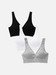 3pk Seamless V-Neck Bralette