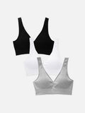 3pk Seamless V-Neck Bralette