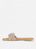 Diamanté Plait Mule