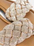Diamanté Plait Mule