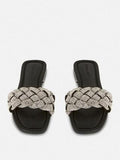 Diamanté Plait Mule