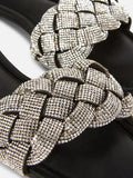 Diamanté Plait Mule