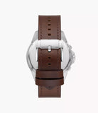 Privateer Chronograph Brown Leather Watch
