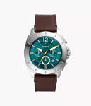 Privateer Chronograph Brown Leather Watch