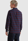 Farah Brewer Check Oxford Shirt, Bordeau