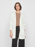 Women’s Long Cotton Cardigan – 100% Knitted Cotton, Loose Fit