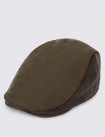 M&S COLLECTION
Pure Cotton Waxed Quilted Thinsulate™ Flat Cap with Stormwear™
