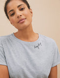 M&S Collection Pyjamas Cotton Rich Cat Print Short Pyjama Set