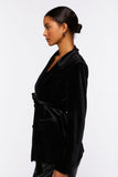 Forever 21 Velvet Belted Blazer