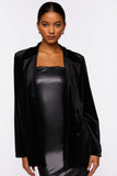 Forever 21 Velvet Belted Blazer