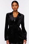Forever 21 Velvet Belted Blazer