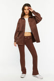 Forever 21 Faux Suede Snap-Button Shacket