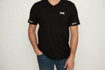 BLOOMEFIELD
V-NECK TEE WITH DOUBLE LOGO