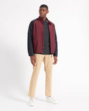 BEN SHERMAN WATERPROOF HARRINGTON JACKET - BURGUNDY
