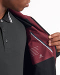 BEN SHERMAN WATERPROOF HARRINGTON JACKET - BURGUNDY