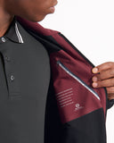 BEN SHERMAN WATERPROOF HARRINGTON JACKET - BURGUNDY
