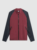 BEN SHERMAN WATERPROOF HARRINGTON JACKET - BURGUNDY