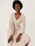 M&S COLLECTION
Pure Cotton Ditsy Floral Midi Waisted Dress