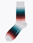 AUTOGRAPH
Striped Modal Pima Cotton Socks