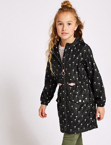 M&S Palm Print Raincoat