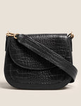 M&S COLLECTION The Leather Saddle Bag